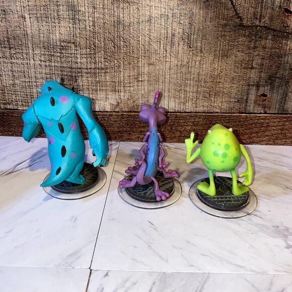Disney Infinity Lot of 3 Monsters Inc Characters - Picture 2 of 5